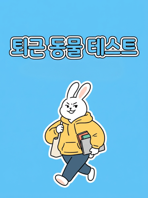 퇴근 동물 테스트